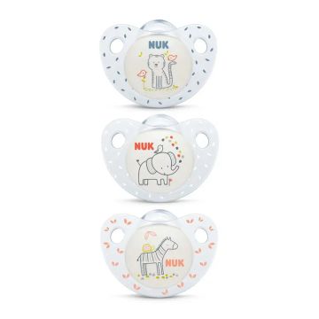 NUK Chupete Jungle 18-36 Silicona, 1 unidad