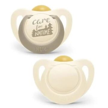 Nuk Chupete Nuk For Nature 0-6 Latex 2Ud.