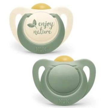 Nuk Chupete Nuk For Nature 6-18 Latex 2Ud.
