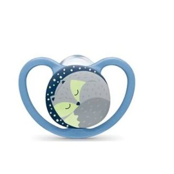 Nuk Chupete Nuk Space Night 6-18 Silicona 1Ud.