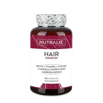Nutralie Hair Complex + Biotina Vitaminas Para El Cabello  90 cápsulas