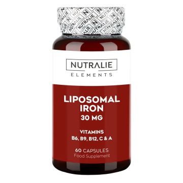 Nutralie Hierro Liposomado 30Mg + B6 + B12 Cansancio Y Fatiga, 60 cápsulas