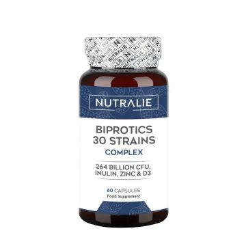 Nutralie Probióticos 30 Cepas 264 Billones Ufc Biprotics , 60 cápsulas