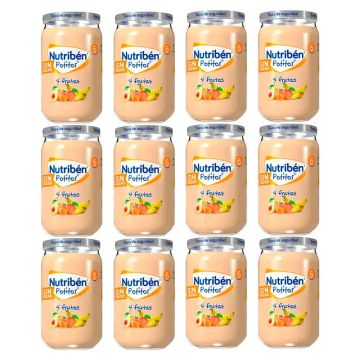 Nutriben Potito 4 Frutas , 12 x 235 gr