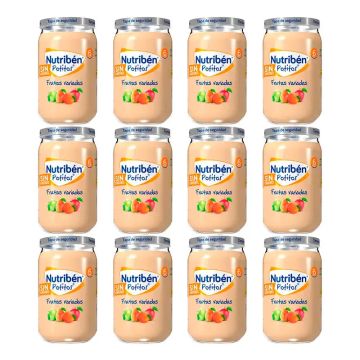 Nutriben Potito Frutas Variadas , 12 x 235 gr