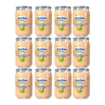 Nutriben Potito Manzana, Naranja, Plátano Y Pera Williams , 12 x 235 gr