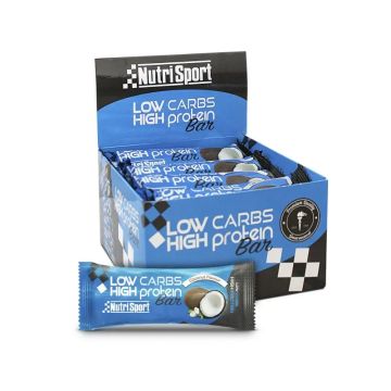 Nutrisport Caja Low Carbs Coconut, 16 Barritas