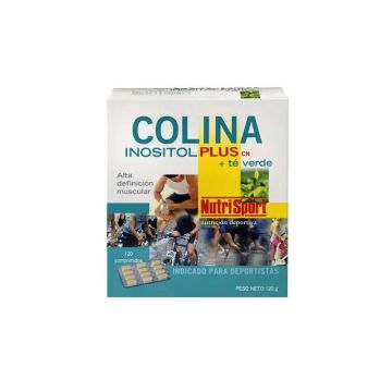 Nutrisport Colina Inositol Plus+Te Verde, 120 Comprimidos