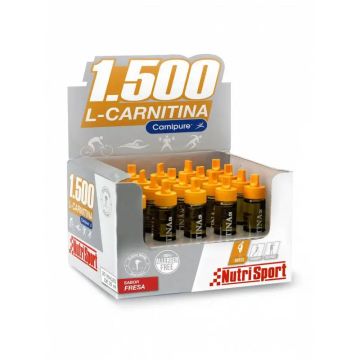 Nutrisport L-Carnitina 1500 Fresa  20 viales