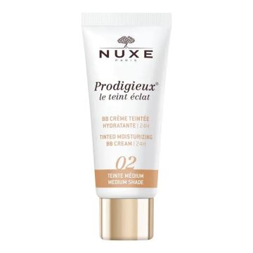 Nuxe Bb Cream Hidratante Con Color | 24H, Prodigieux® Le Teint Éclat 30Ml - TonoMedio