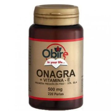 Obire Aceite De Onagara 500 Mg 220 Perlas  220 perlas