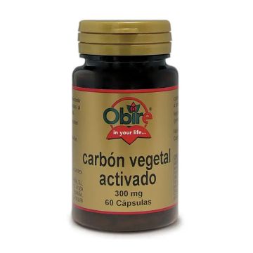 Obire Carbon Vegetal Activado 300 Mg  60 cápsulas