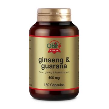 Obire Ginseng & Guarana 400 Mg. 180 Capsulas