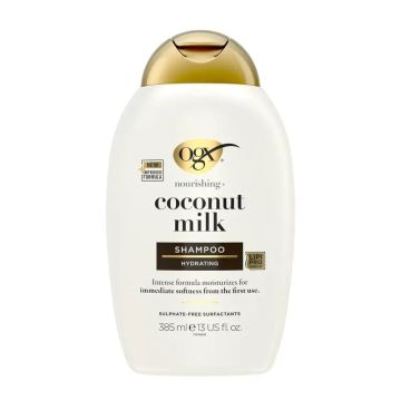 OGX Champú Leche de Coco, Cabellos Secos, 385 ml