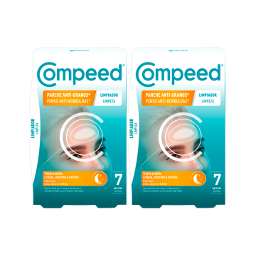 Compeed Duplo Anti-Granos Limpiador , 2 x 7 unidades