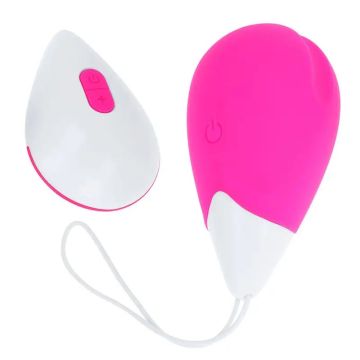 Ohmama Huevo Vibrador 10 Modos - Rosa Y Blanco