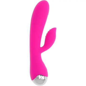 Ohmama Vibrators Vibrador Recargable Con Rabbit 10 Modos De Vibración 19 Cm