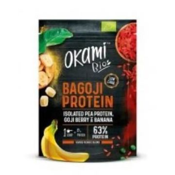 Okami Bio Proteina De Guisante-Banana-Goji 500G Bio Sg Vegan