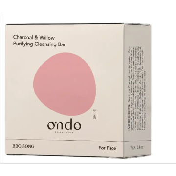 Ondo Beauty 36.5 Charcoal & Willow Barra Limpiadora Purificante, 70 gr