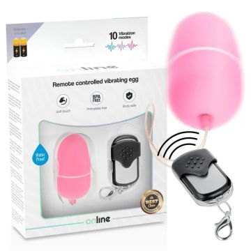 Online Huevo Vibrador Control Remoto M - Rosa