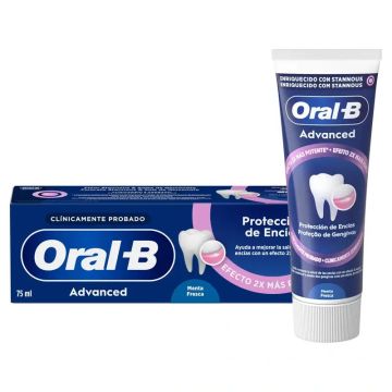 Oral-B Advanced Pasta Dentífrica Protección De Encías Menta Fresca , 75 ml