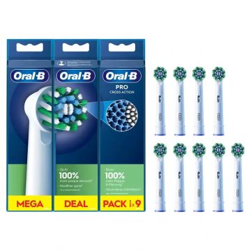 Oral-B Recambio Cepillo Recarg. Cross ActiOn 9 Ud