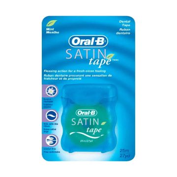 Oral-B Satin Tape Fluor Cinta Dental Menta 25 m