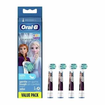 Oral-B Stages Frozen Recambio Cepillo Eléctrico +3 Años 4 unidades