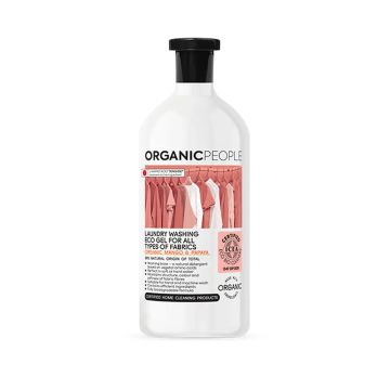 Organic People Detergente Líquido Para Todo Tipo De Telas Ecológico. OrganicMango & Papaya, 1000 Ml