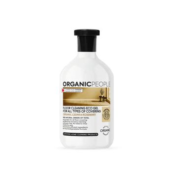 Organic People Gel Limpiador De Suelos Ecológico Para Todo Tipo De Superfícies.Organic Cedar & Rosemary, 500 Ml