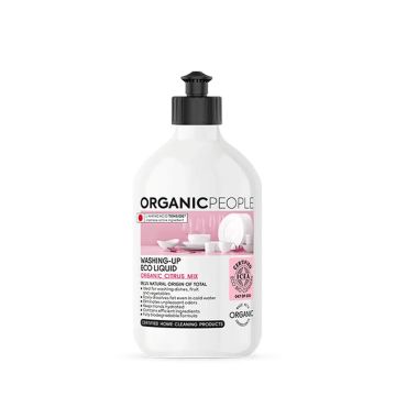 Organic People Líquido Lavavajillas Ecológico. Citrus Mix, 500 Ml