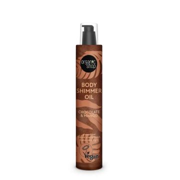 Organic Shop Aceite Body Shimmer Chocolate Y Mango, 100 Ml