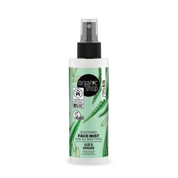 Organic Shop Bruma Facial Calmante Para Todo Tipo De Piel Aguacate Y Aloe DeOrganic Shop, 150 Ml