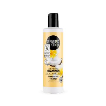 Organic Shop Champú Para Todo Tipo De Cabello Franchipán Y Coco, 280 Ml