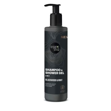Organic Shop Champú Y Gel De Ducha Vigorizante 2 En 1 Corteza De Roble Y MentaDe Organic Shop, 280 Ml