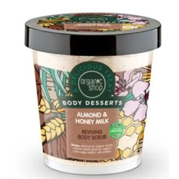Organic Shop Exfoliante Corp Estimul Almendra-Leche -Miel 450Ml