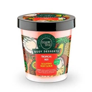 Organic Shop Exfoliante Corp Modelador Mezcla Tropical 450Ml.