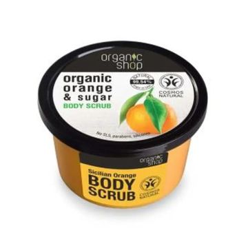 Organic Shop Exfoliante Corporal Naranja Siciliana 250Ml.