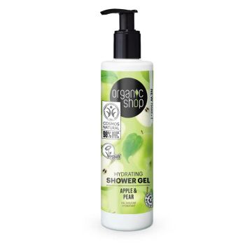 Organic Shop Gel De Ducha Hidratante Manzana Y Pera De Organic Shop, 280 Ml