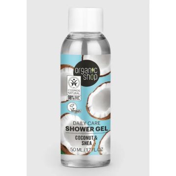 Organic Shop Gel De Ducha Para El Cuidado Diario Coco Y Karité , 50 ml