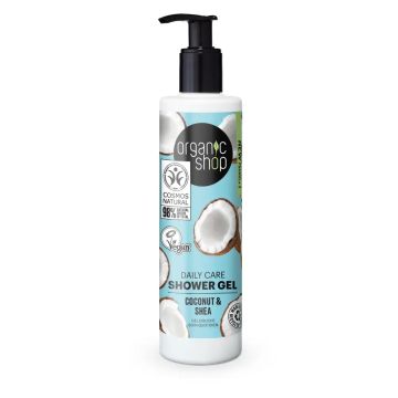 Organic Shop Gel De Ducha Para El Cuidado Diario Coco Y Karité De Organic Shop,280 Ml