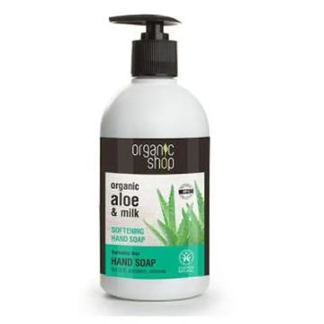 Organic Shop Jabon De Manos Suavizante Aloe De Barbados 500Ml.