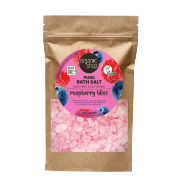 Organic Shop Sales De Baño Puras Raspberry Bliss, 500 G