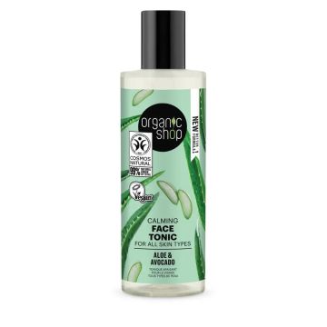 Organic Shop Tónico Facial Calmante Para Todo Tipo De Piel Aguacate Y Aloe DeOrganic Shop, 150 Ml