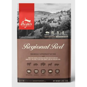 Orijen Feline Regional Red 5,4Kg pienso para gatos
