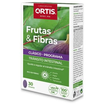 Ortis Frutas & Fibras Clasico 30 Comprimidos