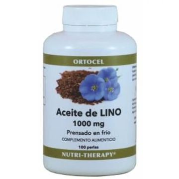 Ortocel Nutri-Therapy Aceite De Linaza (Semilla Lino) 1000Mg. 100 Perlas