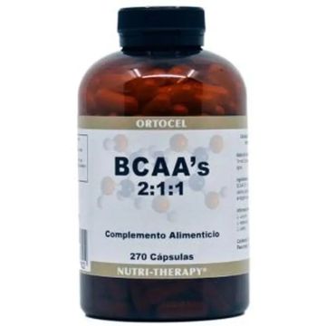 Ortocel Nutri-Therapy Bcaa 2:1:1 270 Cápsulas