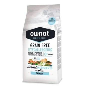 Ownat Canine Adult Hypoallergenic Grain Free Salmon 12Kg, pienso para perros
