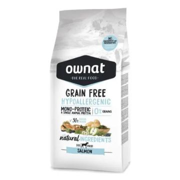 Ownat Canine Adult Hypoallergenic Grain Free Salmon 3Kg, pienso para perros